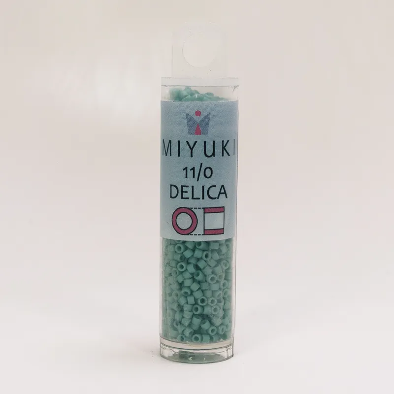 Miyuki Delica 11/0 Seafoam Matte Collection DB374 DB792 DB1516 3 Tubes