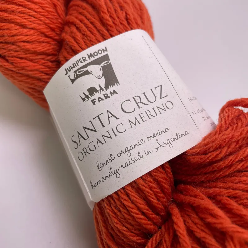 Juniper Moon Farm Santa Cruz Organic Merino Yarn - Tawny #138 - 100g Worsted