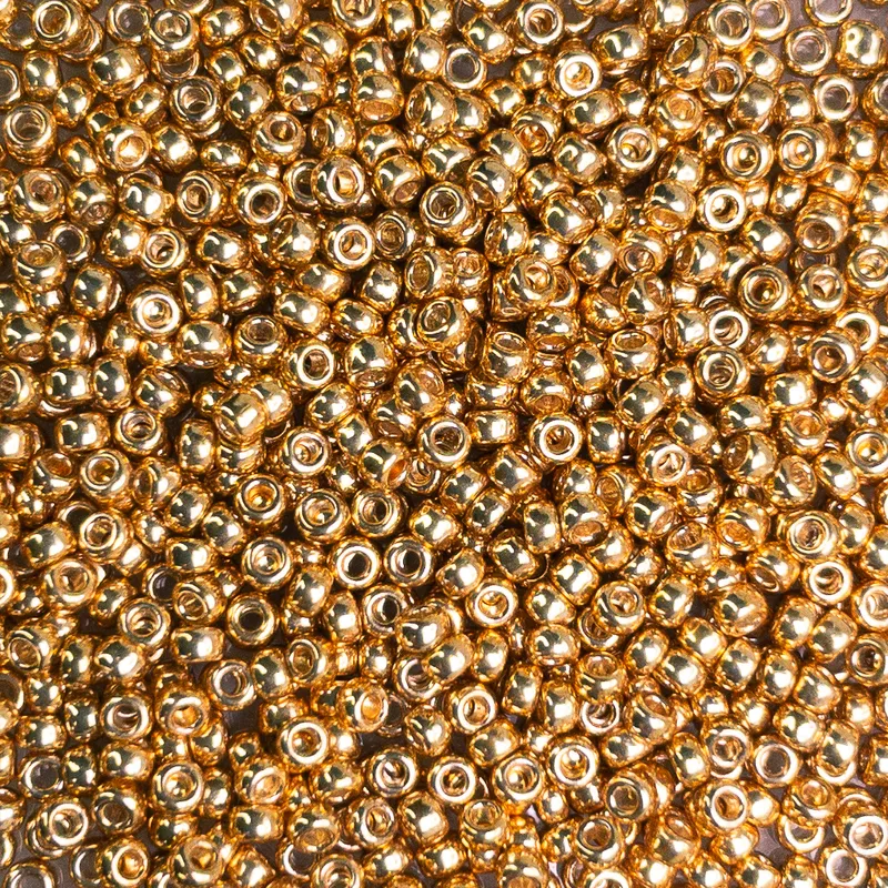 Miyuki 11/0 Seed Beads Metallic Essentials Black Silver Gold 3-Tube Set
