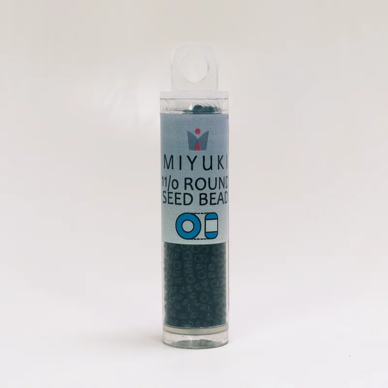 Miyuki 11/0 Seed Beads Metallic Essentials Black Silver Gold 3-Tube Set