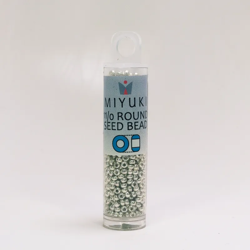 Miyuki 11/0 Seed Beads Metallic Essentials Black Silver Gold 3-Tube Set