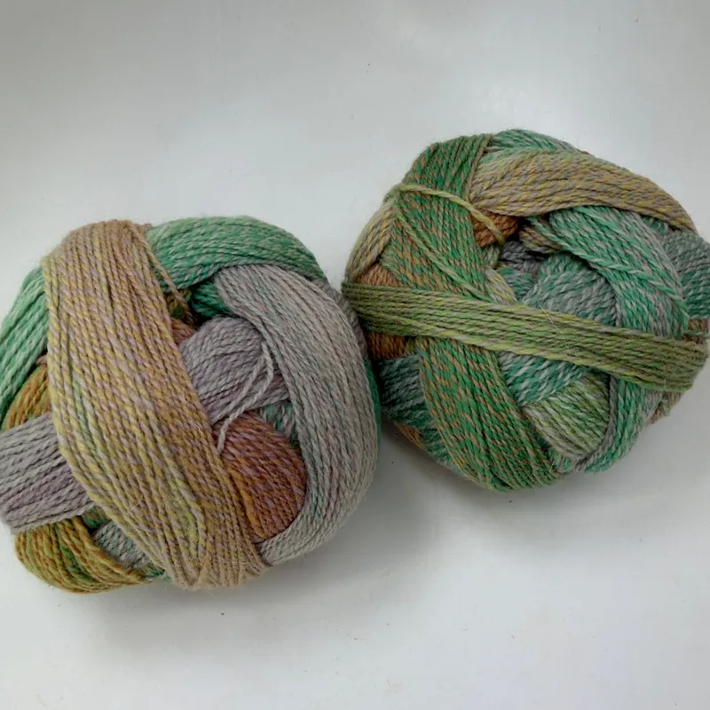 Lot of 2 Ella Rae Color Magic Yarn 512 Falling Leaves Superwash Wool Blend 460yd
