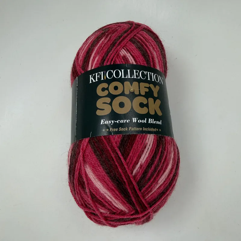 KFI Collection Comfy Sock Yarn Color 06 Libra 100g Skein Wool Blend Super Fine