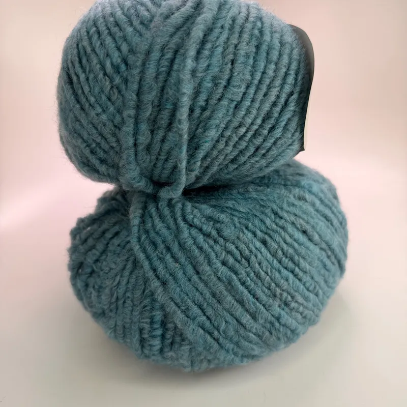 ON line Linie 548 Argos Yarn Farbe 0005 Blue Grey Marl Bulky 100g - Lot of 2