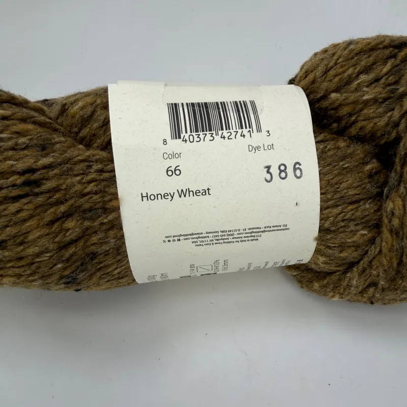 Queensland Collection Kathmandu Aran 100 Yarn Wool Silk Cashmere 66 Honey Wheat