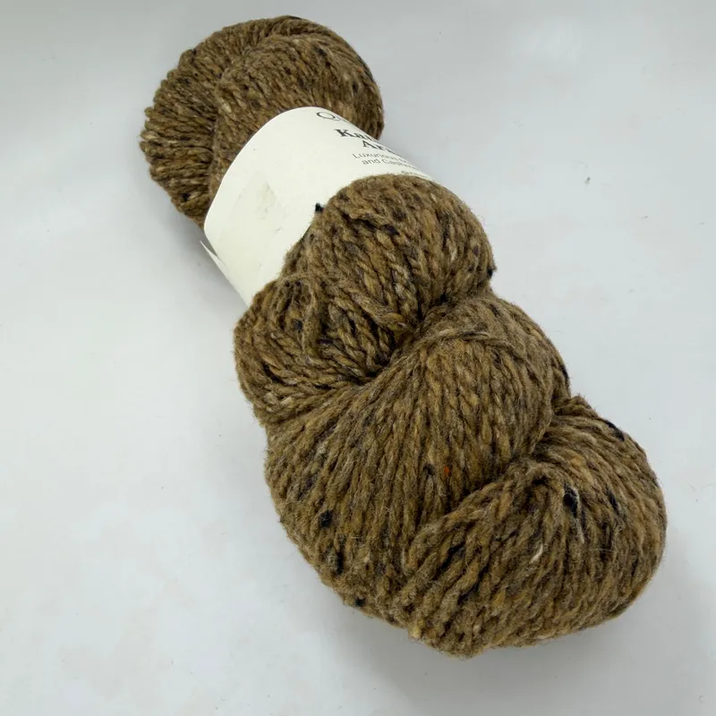 Queensland Collection Kathmandu Aran 100 Yarn Wool Silk Cashmere 66 Honey Wheat