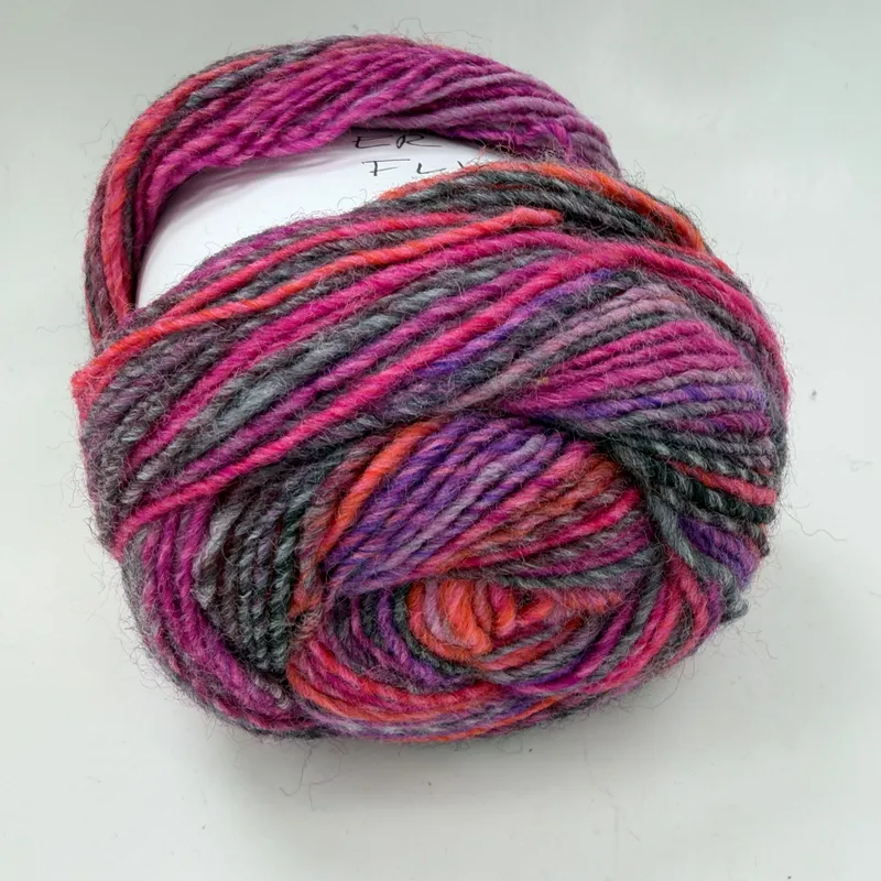 Ella Rae Flux Yarn Skein 100g 382 Yds Color 08 Wool Acrylic Blend Made in Italy