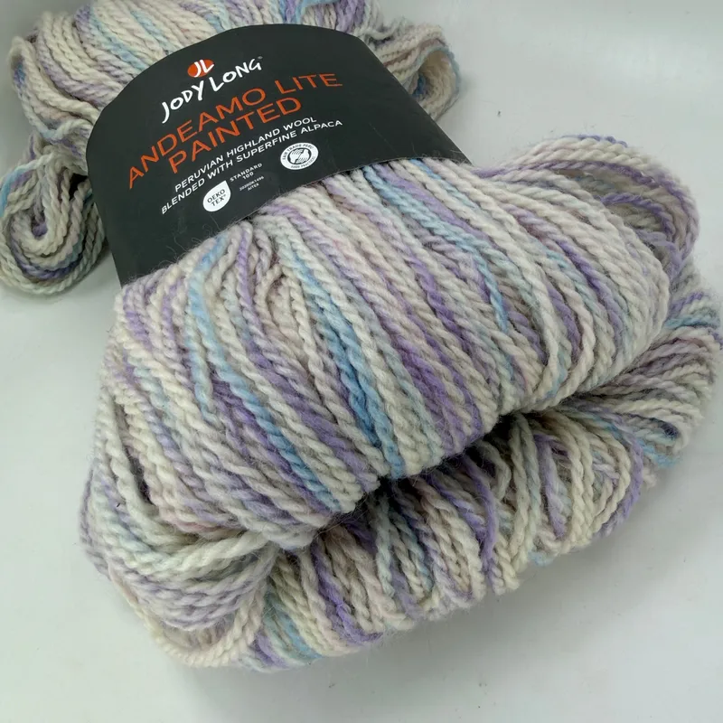 Jody Long Andeamo Lite Painted Yarn 200g Wool Alpaca Blend Color 3009 Lot 10176