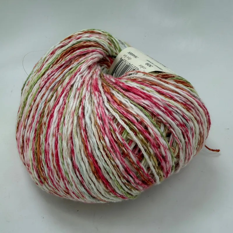 Juniper Moon Farm Zooey Spray Yarn 100g Color 308 Vibrant Soiree Cotton Linen