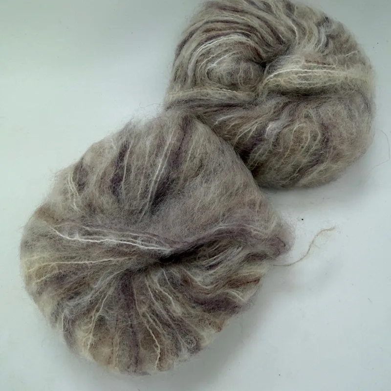 Lot of 2 CHIC 1/3500 Kid White Mohair Wool Blend Yarn 25g 87m Col 605 Lot 207