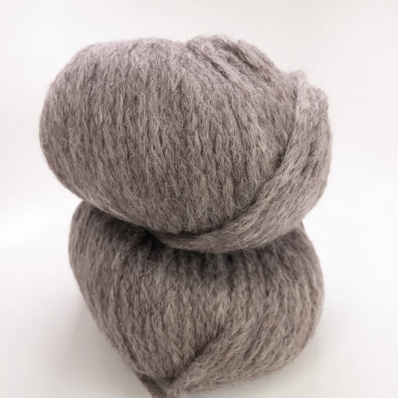 Laines du Nord Firenze Yarn Lot of 2 Skeins Color 4 Taupe Merino Wool Italy