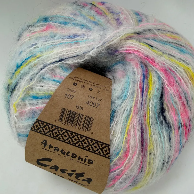 Araucanía Yarns Casita Alpaca Wool Blend Yarn 100g Color 107 Isla 437yds