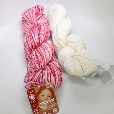 Peruvian Cotton Yarn Lot of 2 Mirasol Winqu Alqa + ITESSA Worsted Weight