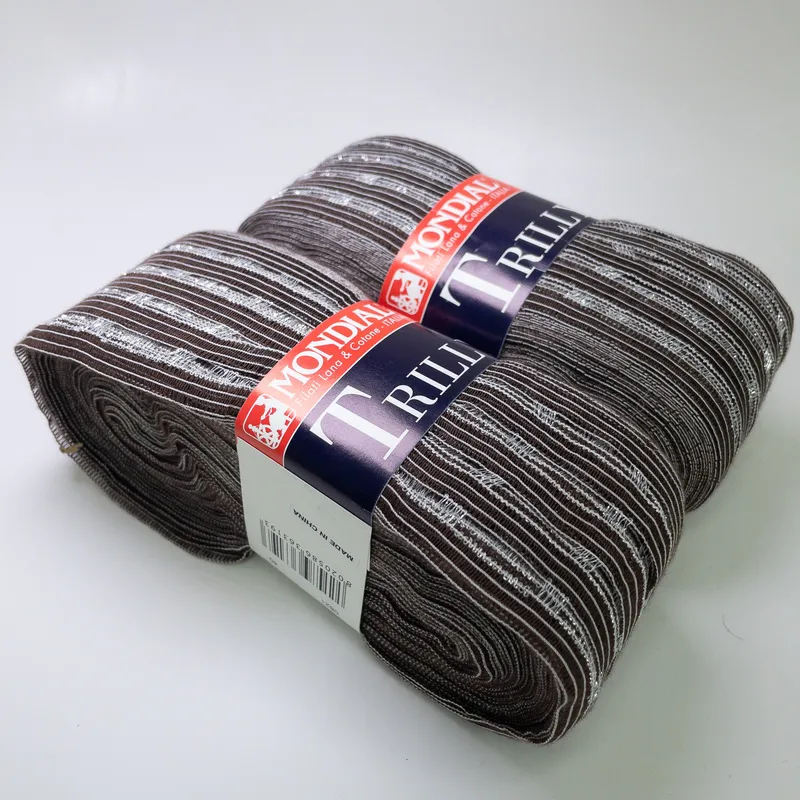 Mondial Trilly Ruffle Scarf Ribbon Yarn 0821 Lot of 2