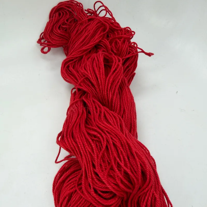 Mirasol Pima Paka Yarn 100% Organic Peruvian Pima Cotton 100g Hank 1008 Carmine