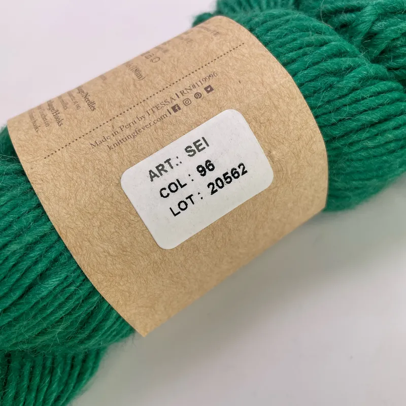 Juniper Moon Farm Moonshine Yarn Color 96 Green Wool Alpaca Silk 100g Worsted