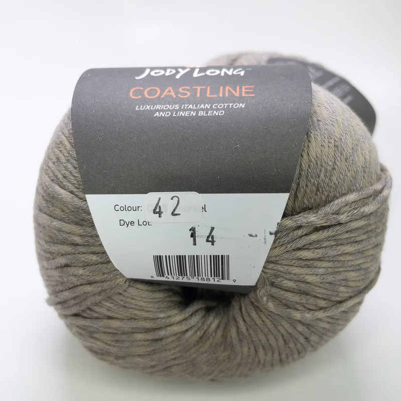Jody Long Coastline Yarn Lot of 2 Color 42 Italian Cotton Linen Blend
