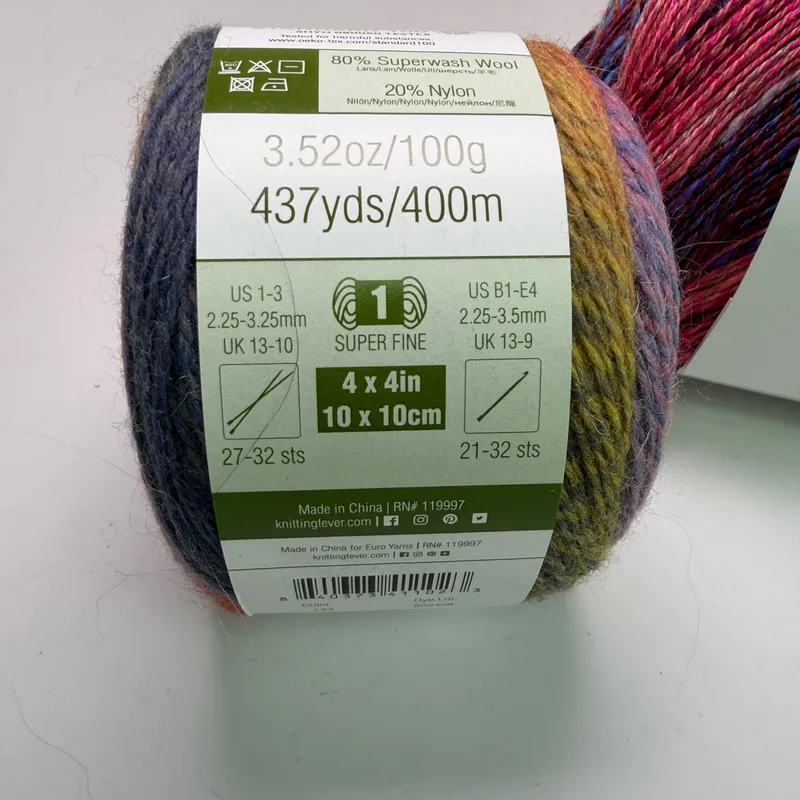 Queensland Collection Yarn Lot: Brighton Beach & Perth Superwash Wool Blend 200g