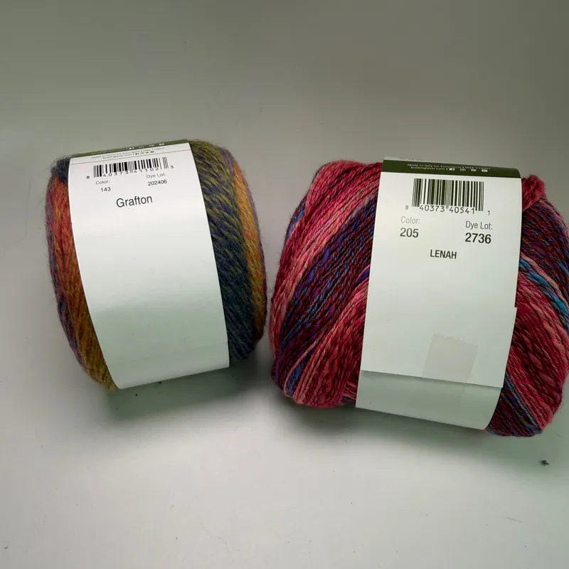 Queensland Collection Yarn Lot: Brighton Beach & Perth Superwash Wool Blend 200g