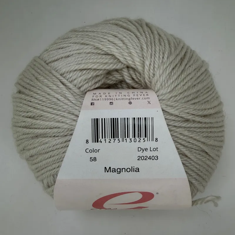 Ella Rae Cozy Soft Yarn Magnolia Color 58 Wool Blend 100g Skein 213yds