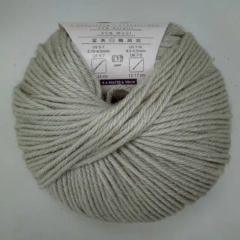 Ella Rae Cozy Soft Yarn Magnolia Color 58 Wool Blend 100g Skein 213yds