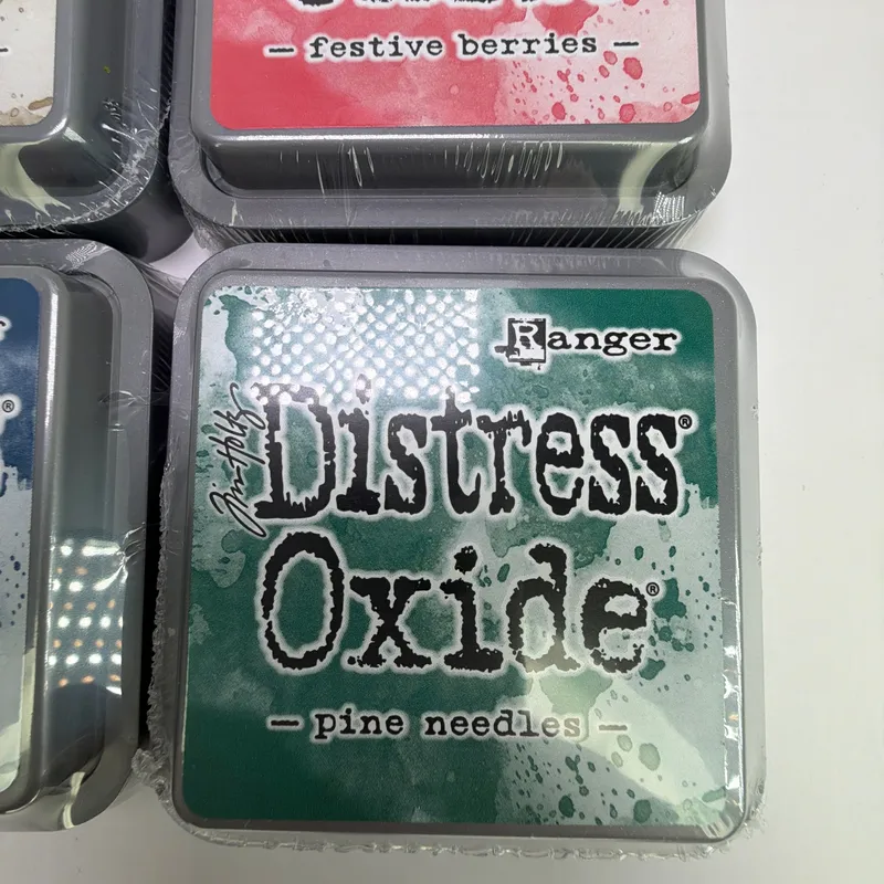 Lot of 4 Ranger Tim Holtz Distress Oxide Ink Pads - New Sealed - 3x3 Full Size