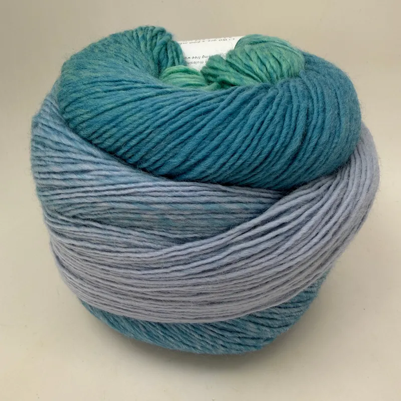 Laines du Nord Poema 100% Wool Gradient Yarn Cake 150g 656 Yd Color 610